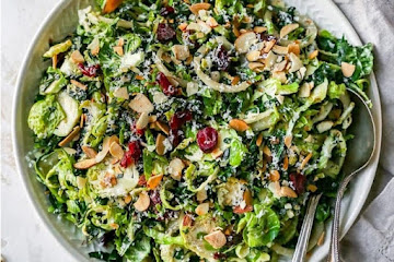 Kale and Brussels Sprout Salad