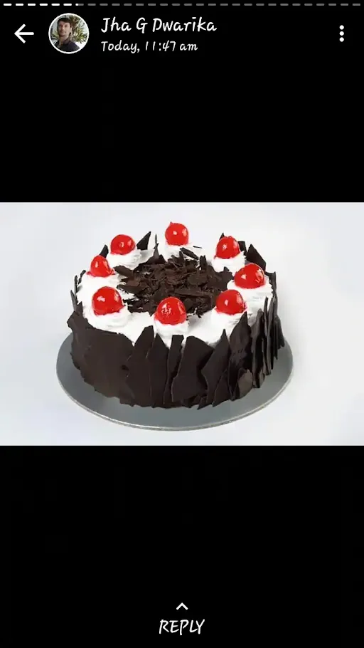 Black Forest Fantasy Cake [500 Grams]