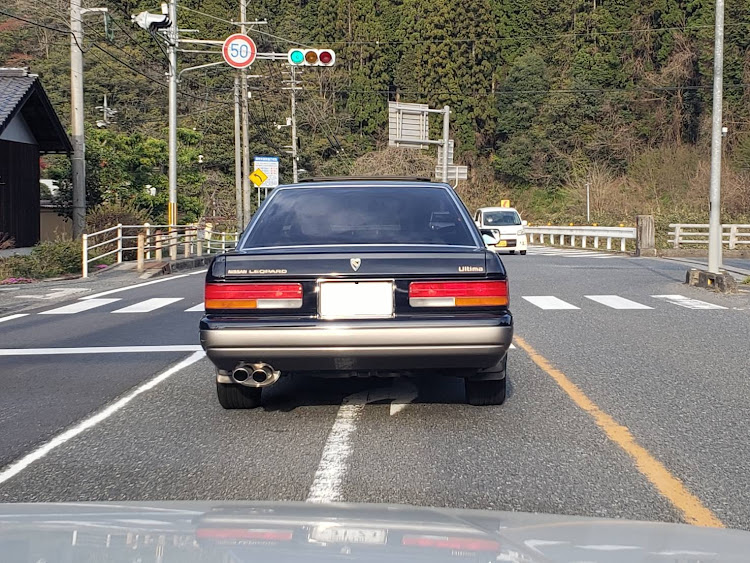 レパードのパールレパードとコラボ・がいせん桜🌸・レトロうどん自販機・ドライブ・桜に関するカスタム事例の投稿画像9枚目