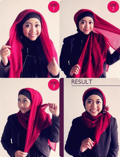 Hijab Styles step-by-step