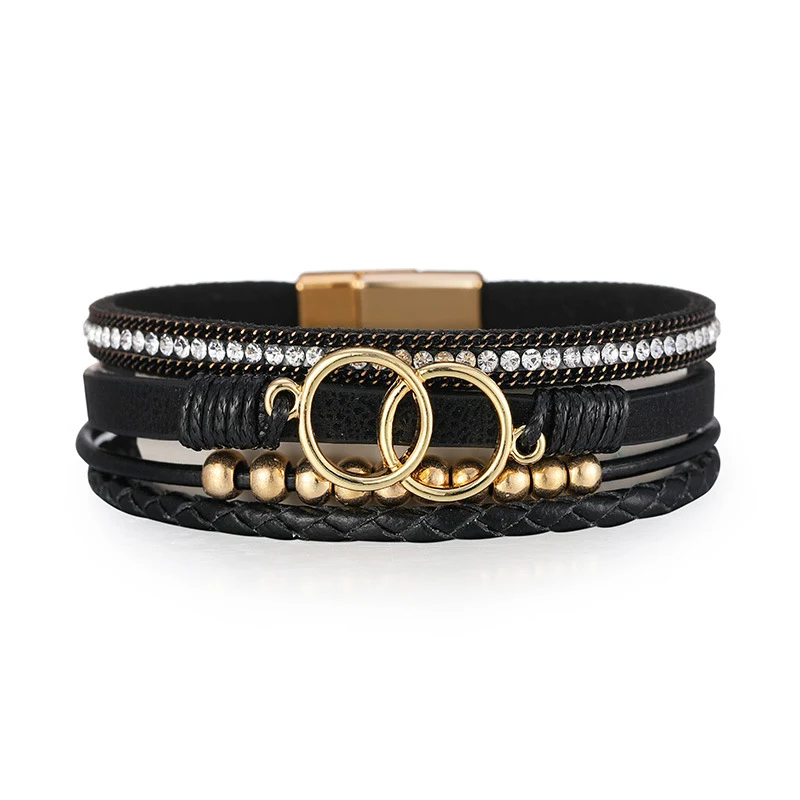 Title 4, Bracelet de cuir pour femme style fashion perso...