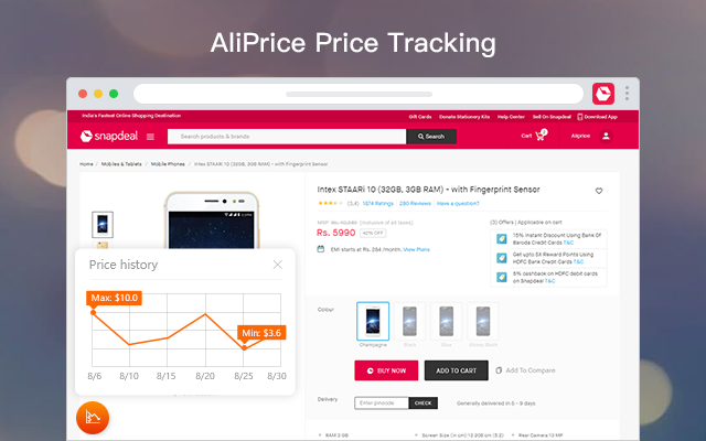 Snapdeal Price Tracker Preview image 3