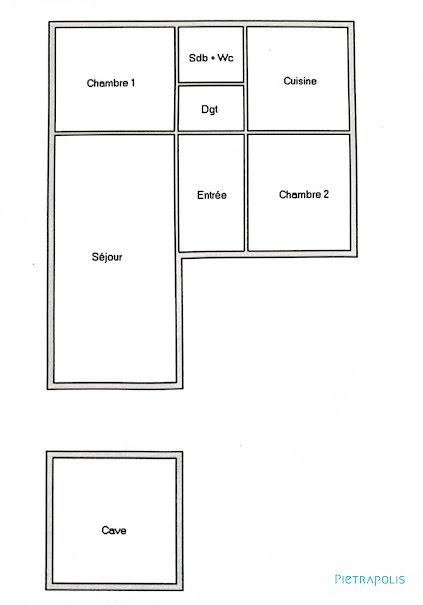 Vente appartement 3 pièces 71 m² à Vienne (38200), 137 000 €