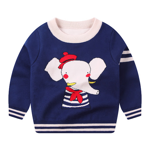 Title 5, Childrens knitted sweater, soft and warm, perf...
