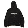 uniform experiment x keith haring x fragment design sweat hoodie black white print