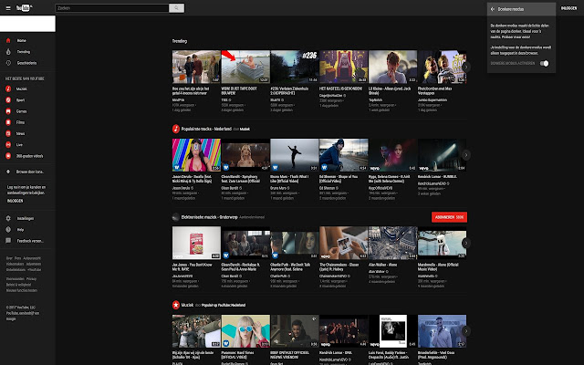 Youtube New Layout