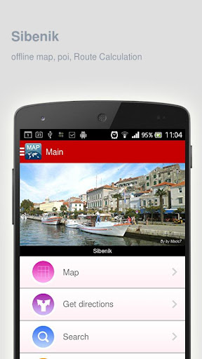 Sibenik Map offline