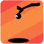 Stickman Flip in hole  Icon