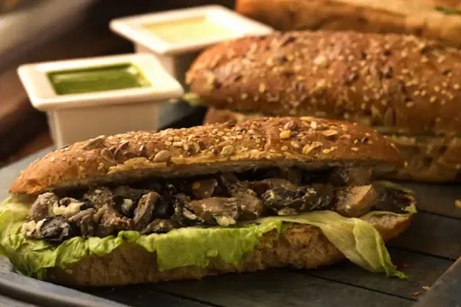 Shroom And Olives Sandwich