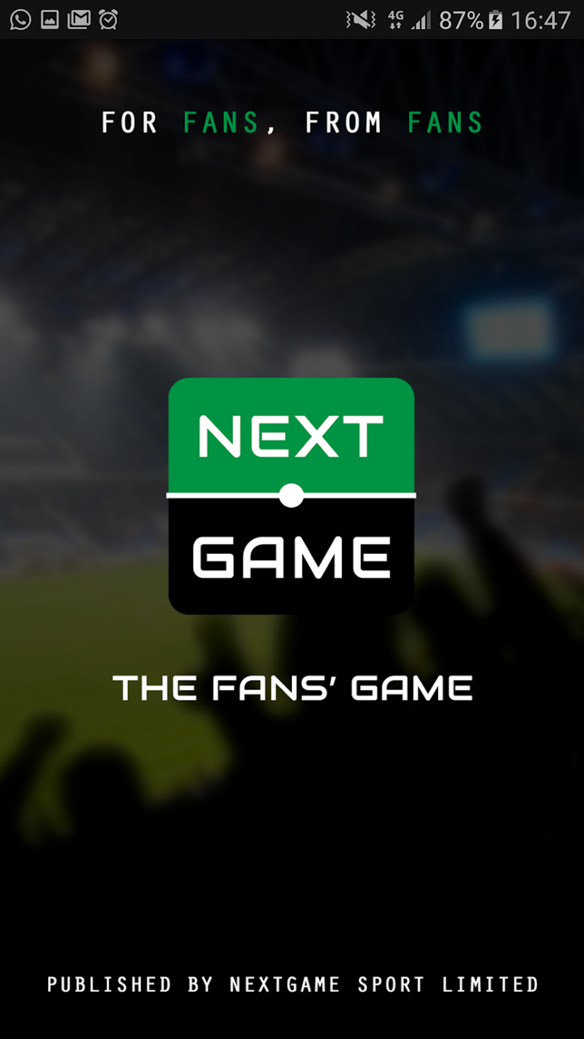 NextGame Screen 1