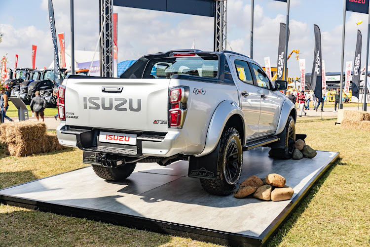 The Isuzu D-Max Arctic AT35 comes fitted with a bespoke suspension system offering increased ride height.