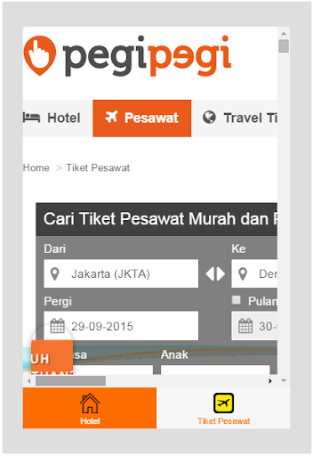 Pegipegi Hotel Tiket Pesawat