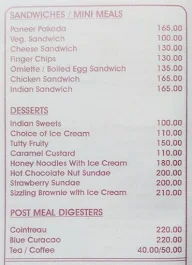 Vaibhav Sip-N-Dine menu 1