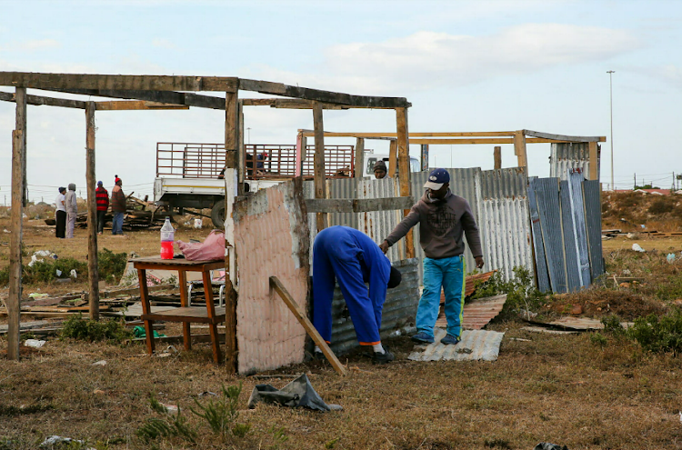 About 700 land invaders from around Nelson Mandela Bay have been relocated to serviced sites in Motherwell's NU30