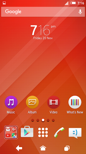 Orange Blast Theme Xperien