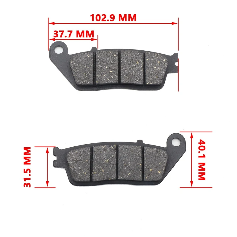Plaquettes de frein moto FA142 en matériau de friction semi-métallique. Offrent un freinage efficace et une longue durée de vie pour une conduite sûre.