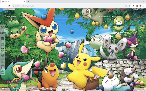 Pokemon Wallpaper New Tab