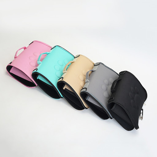 Title 1, Solid color footprint EVA pet folding bag. Easy...