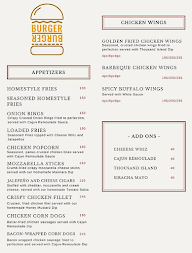 Captain G's Burger Company menu 2