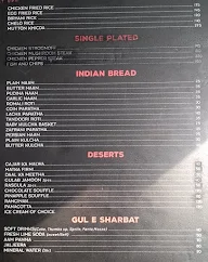 Sheesh Kebab menu 1