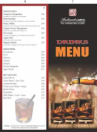 Garbah Bar - Ambassador Ajanta menu 1