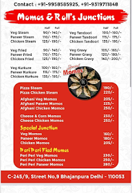 Momos & Rolls Junction menu 1