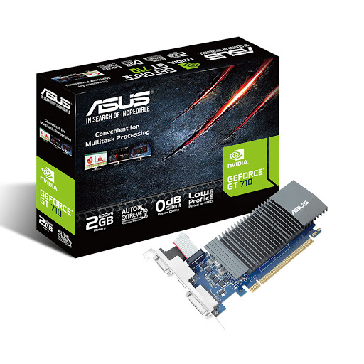 Card màn hình ASUS NVIDIA GeForce GT 710 2GB GDDR5 (GT710-SL-2GD5-BRK)