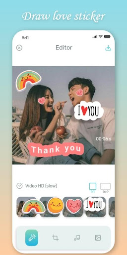 Photo animated effects theme nature