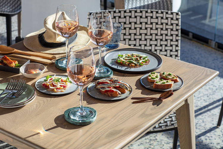 A selection of Haute Cabrière's sophisticated new tapas offerings, which pair perfectly with its wines.