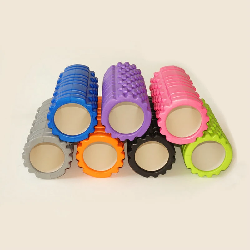 Rouleau de mousse de yoga pour la détente musculaire et la récupération. Améliore la flexibilité et soulage les tensions. Parfait pour chez soi.
