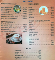 Cafe Maitree menu 1