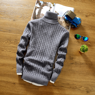 Title 4, Winter Mens Sweater Korean High Neck, warm and...