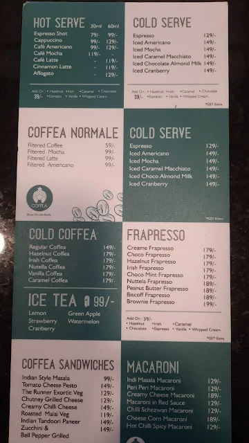 Coffea menu 