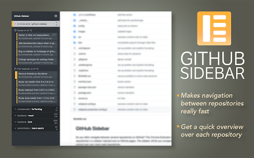 Github Sidebar