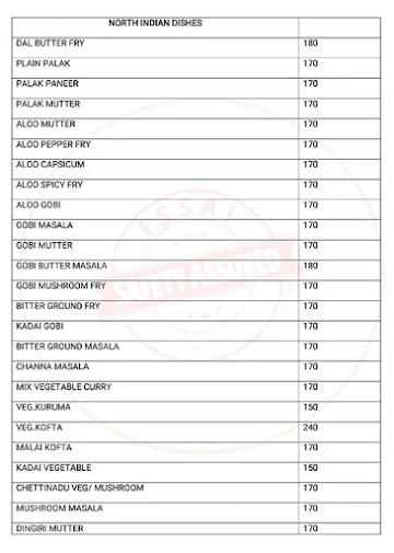 Biryani Paradise menu 