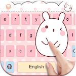 Cover Image of Unduh Pink Kitty Keyboard 10001020 APK