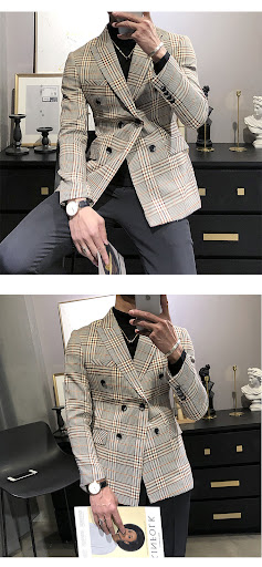 Title 2, Korean Style Slim Small Suit Jacket offers a mo...