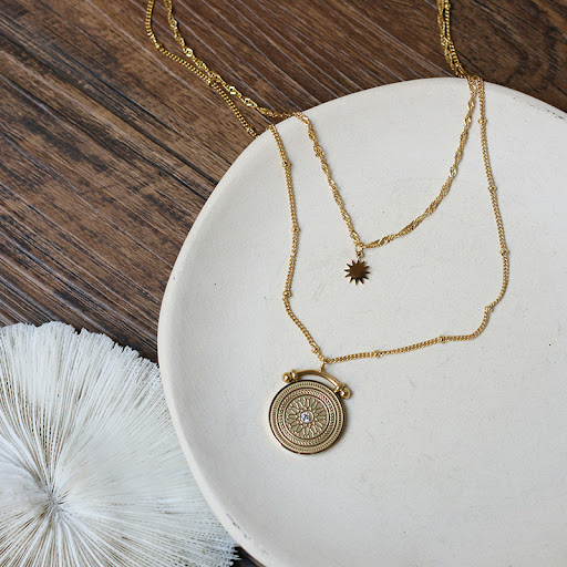 Title 7, Retro Pendant Star Double Chain