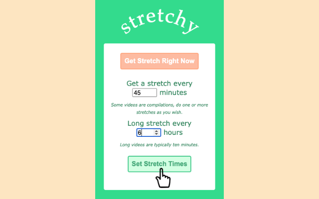 stretchy chrome extension