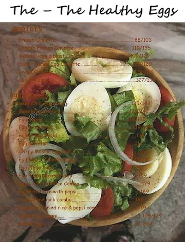 The - The Healthy Eggs menu 