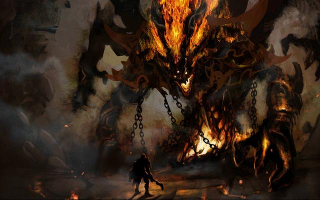 The Lord of the Rings Gandalf Balrog Desktop chrome extension