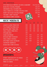 Wangs Kitchen menu 2