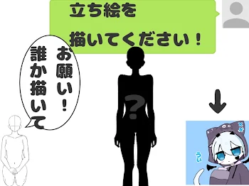 誰か立ち絵を描いてくれる方はいますか？