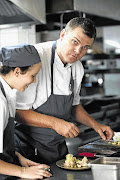 Scot Kirton in the kitchen at La Colombe.