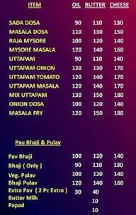 Krishva Dosa Zone menu 1