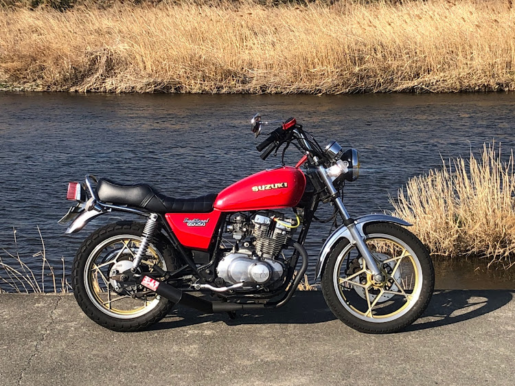 ぼ〜さんが投稿した昭和・旧車・GSX250T・トラザリ・絶版車に関するカスタム事例の投稿画像1枚目