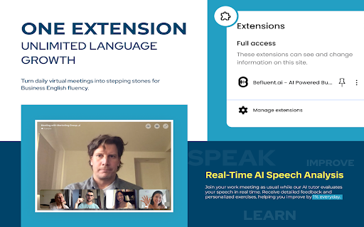 Befluent - Business English AI tutor for professionals