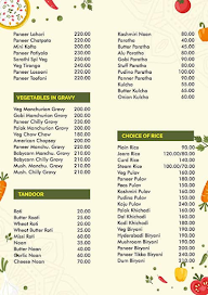 Sarathi Veg Restaurant menu 3