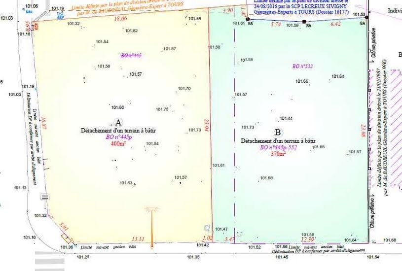  Vente Terrain + Maison - Terrain : 400m² - Maison : 90m² à Tours (37100) 