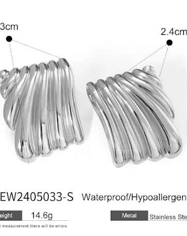 Boucles d'oreilles irrégulières, te - 2